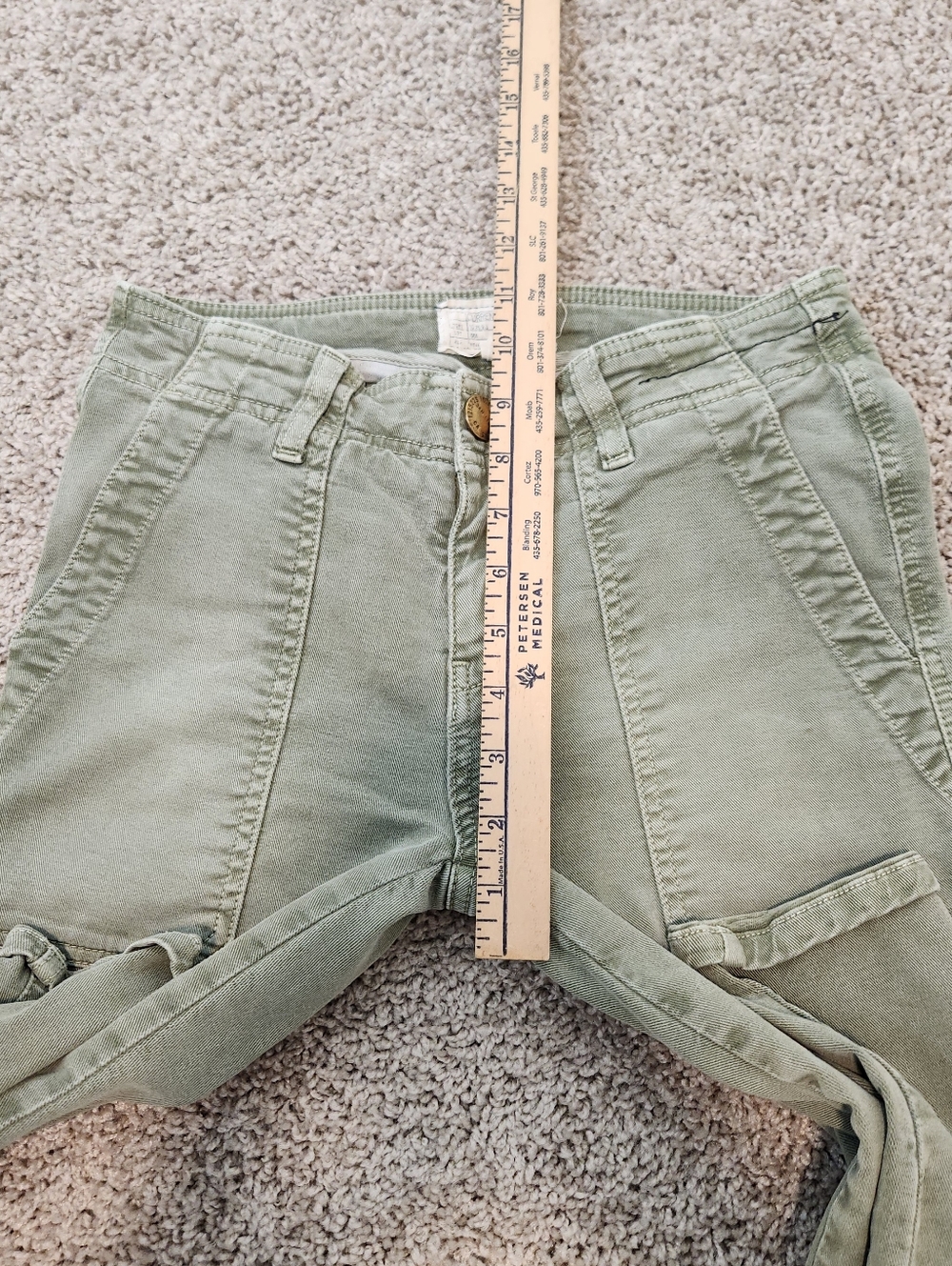 Current Elliot The Conductor Skinny Cargo Pant Size 25 - Picture 9 of 10